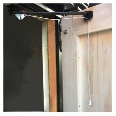 Cord Operated Door Holder - Garage Door - 610mm Length - Black Japanned Cord Operated Door Holder - Garage Door - 610mm Length - Black Japanned