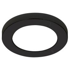 Forum Spa Tauri Magnetic Bezel for 6W Flush LED Bathroom Ceiling Light - Satin Black