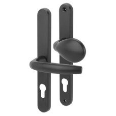 Hoppe Atlanta 77G/3830N/1530 uPVC Multipoint Lever/Pad Door Handle - 92/62mm c/c - Black