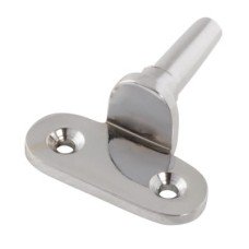 Cranked Casement Window Pin for Flush Joinery - Polished Chrome