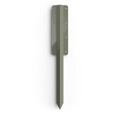 FenceMate Double Sleeper Pin Straight Bracket - 750 x 2mm - Olive