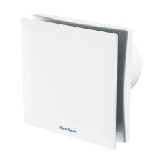 Vent Axia Lo-Carbon Silent Fan VASF100HTV Bathroom Extractor Fan with Humidity Sensor - White
