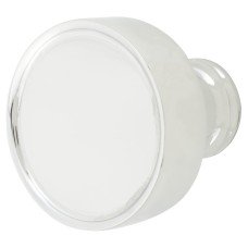 Heritage Brass by M Marcus Florence Round Cabinet Knob - 32mm Diameter - Polished Chrome
