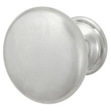 Exel Domed Round Cabinet Knob - 25mm Diameter - Satin Chrome