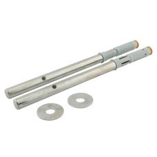 Exel Floating Shelf Support Concealed Fixings - 150mm Bar Length - Pack of 2