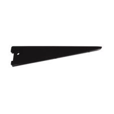 Exel Twin Slot Shelf Bracket - 470mm Length - Black