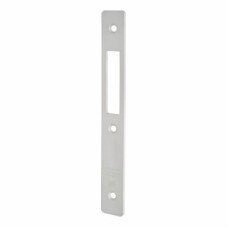 Adams Rite MS220 Euro Profile Hook Deadbolt Faceplate - 197 x 25mm - Satin Anodised Aluminium