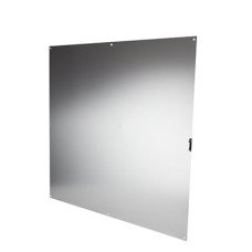 Exel Aluminium Kick Plate - Half Door Panel - 760 x 760 x 1.2mm - 8 Screw Holes - Satin