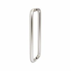 Exel 19mm D-Bar Door Pull Handle - Back to Back - 300mm Centres - Satin Aluminium