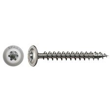 SPAX T-Star Plus Torx Washer Head Wood Screws - 8.0 x 50mm - A2 Stainless Steel - Pack of 50