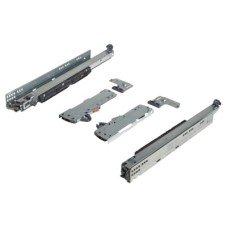 Blum TIP-ON Push to Open BLUMOTION Soft Close Drawer Runner - Double Extension - 450mm Length - 60kg