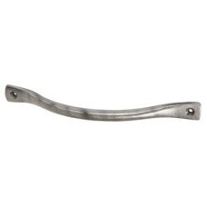 Olde Forge Flat End Bow Cabinet Pull Handle - 160mm Centres - Pewter Effect