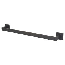 Exel Modern Square Towel Rail - 600 x 80 x 55mm - Matt Black
