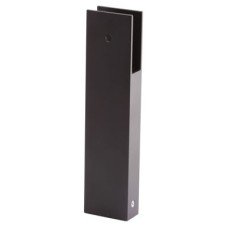 Pro Toilet Cubicle Partition Leg - 17-19mm Panels - Black Textured