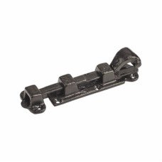 Elan Blacksmith Straight Barrel Bolt - 152 x 37mm - Metalised Antique Black Iron