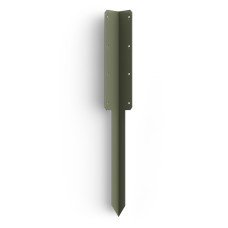 FenceMate Double Sleeper Pin Corner Bracket - 750 x 2mm - Olive