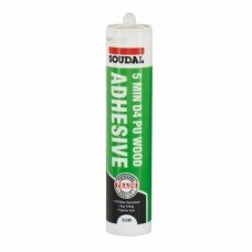 Soudal Trade 5min D4 PU Wood Adhesive Gel - 290ml - Clear