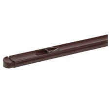 Trimvent XR16 uPVC/Timber Window Vent - Recessed - 352 x 16mm - Brown