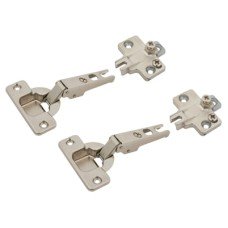 Blum Slide On MODUL Cabinet Hinge Pack - 100° - Sprung - Overlay - Zinc Plated - Pair