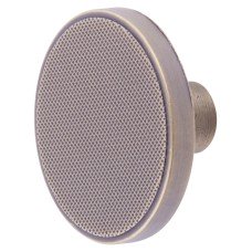 M Marcus Brooklyn Round Cabinet Knob - 50mm Diameter - Antique Brass