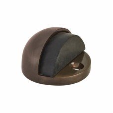 Half Moon Oval Door Stop - 25 x 45mm - Dark Bronze