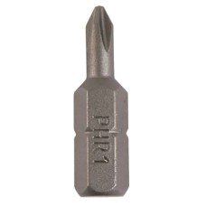 TIMCO Steel Driver Bits - Phillips - PH1 - 25mm Length - Pack of 10