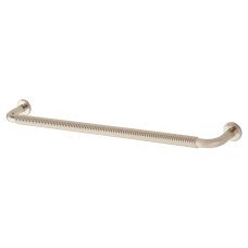 Exel Crewe 10mm Reeded D-Bar Cabinet Pull Handle - 224mm Centres - Satin Nickel
