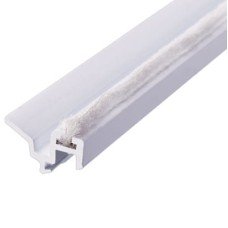 Exitex Sash Window Meeting Style Carrier - 3000mm Length - 6.5mm Pile - White