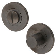 Alexander & Wilks Bathroom Turn & Release - 50mm Diameter - Dark Bronze