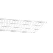 elfa Top Track System - Click In Ventilated Wire Shelf - 607 x 337mm - White