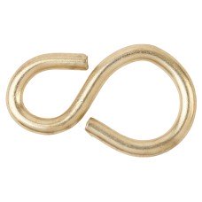 Consumer Hook - 22mm Hook - Polished Brass - Pack of 4