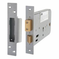 UNION 3J60 Horizontal 5 Lever High Security Sashlock - 165mm Case - 83mm Backset - Stainless Steel UNION 3J60 Horizontal 5 Lever High Security Sashlock - 165mm Case - 83mm Backset - Stainless Steel