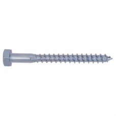 Coach Screw - M8 x 100mm - Zinc Plated - Pack of 5