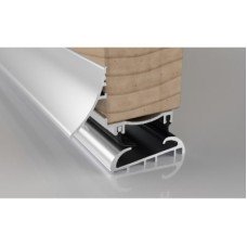 Stormguard Trimline 25 3-Part Threshold - 914mm Length - Inward/Outward Opening Doors - Mill Silver