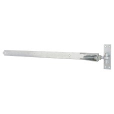 Heavy Duty Adjustable Hook & Band Gate Hinge - 900 x 63mm - Galvanised - Pair
