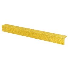Blue Diamond Heavy Duty Anti Slip Stair Nosing Strip - 1500 x 55 x 55mm - Yellow