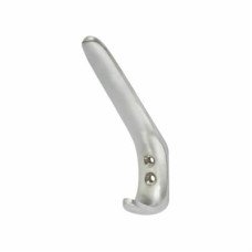 Exel Heavy Duty Single Hat & Coat Hook - 125 x 42mm - Satin Chrome