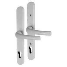 Yale uPVC Universal Lock Door Handle - Euro - 92mm c/c - White
