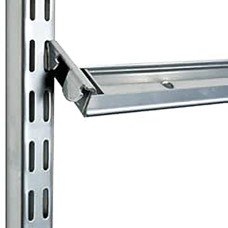 elfa Top Track System - Storage Track Fittings - Platinum - Pair