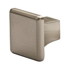 Crofts & Assinder Georgia Square Cabinet Knob - 32 x 32mm - Brushed Nickel