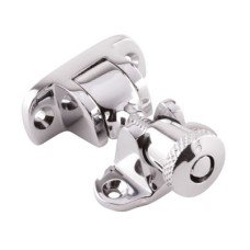 Hampstead Heavy Duty London Style Brighton Sash Window Fastener - 49 x 22mm - Polished Chrome