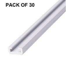Plain Sash Window Pile Carrier Bulk Pack - Pack of 30 x 2200mm - Exitex SPCSA - No Pile - White