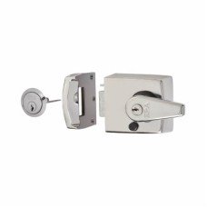 ERA Double Locking Nightlatch - 60mm Backset - Polished Chrome Case/Cylinder