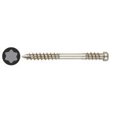 SPAX T-Star Plus Cylindrical Head Decking Screw - 6 x 80mm - A4 Stainless Steel - Pack of 100