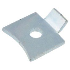 Exel Standard Flat Bookcase Clip - Bright Zinc Plated - Pack of 10