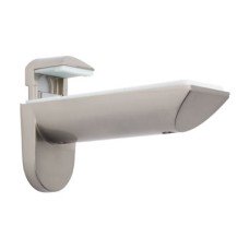 Decorative Adjustable Shelf Bracket - 8-40mm Shelf Thickness - Brushed Nickel