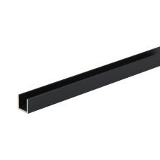 Bohle 2500mm U Channel - 6-8mm Glass Shower Doors & Panels - Black 