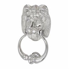 Exel Lion Door Knocker - 177 x 102mm - Polished Chrome Exel Lion Door Knocker - 177 x 102mm - Polished Chrome