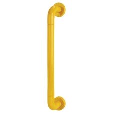 Hoppe AR602/600 Nylon D-Bar Door Pull Handle on Rose - Screw Fix - 600mm c/c - Golden Yellow
