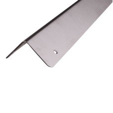 Exel 1200mm 430 Stainless Steel Angle - Equal Sided - 50 x 50 x 0.9mm - Satin